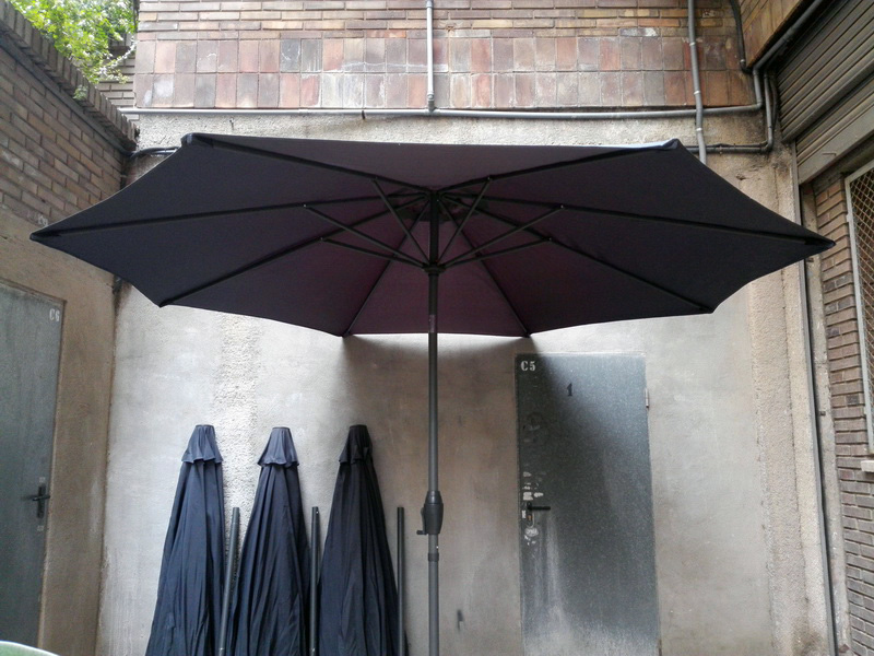0003 sombrilla terraza octogonal metal tela gris antracita alt 245 o300 4u